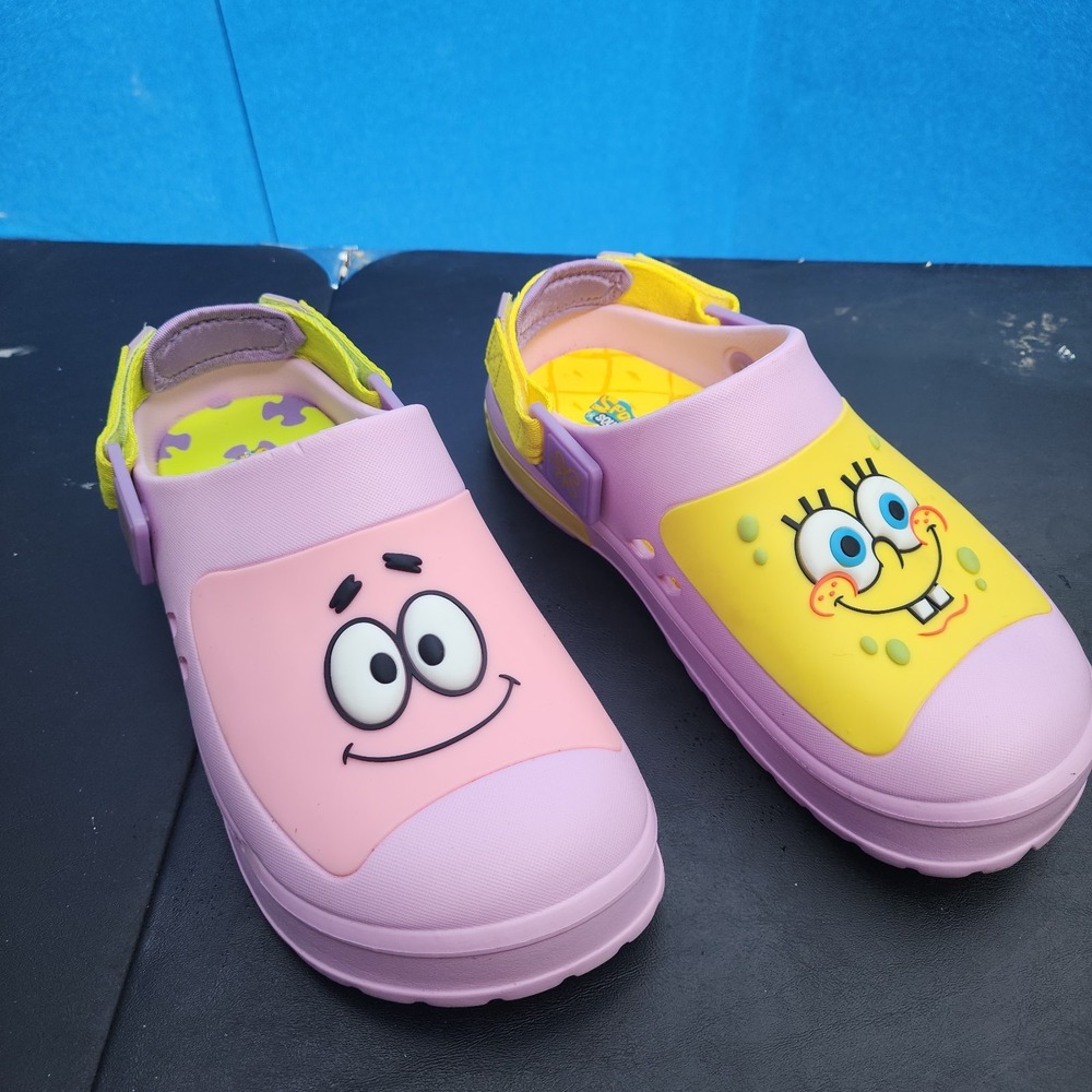 SpongeBob SquarePants & Patrick Star Clogs Sandals Shoes Ground Up Unisex 9